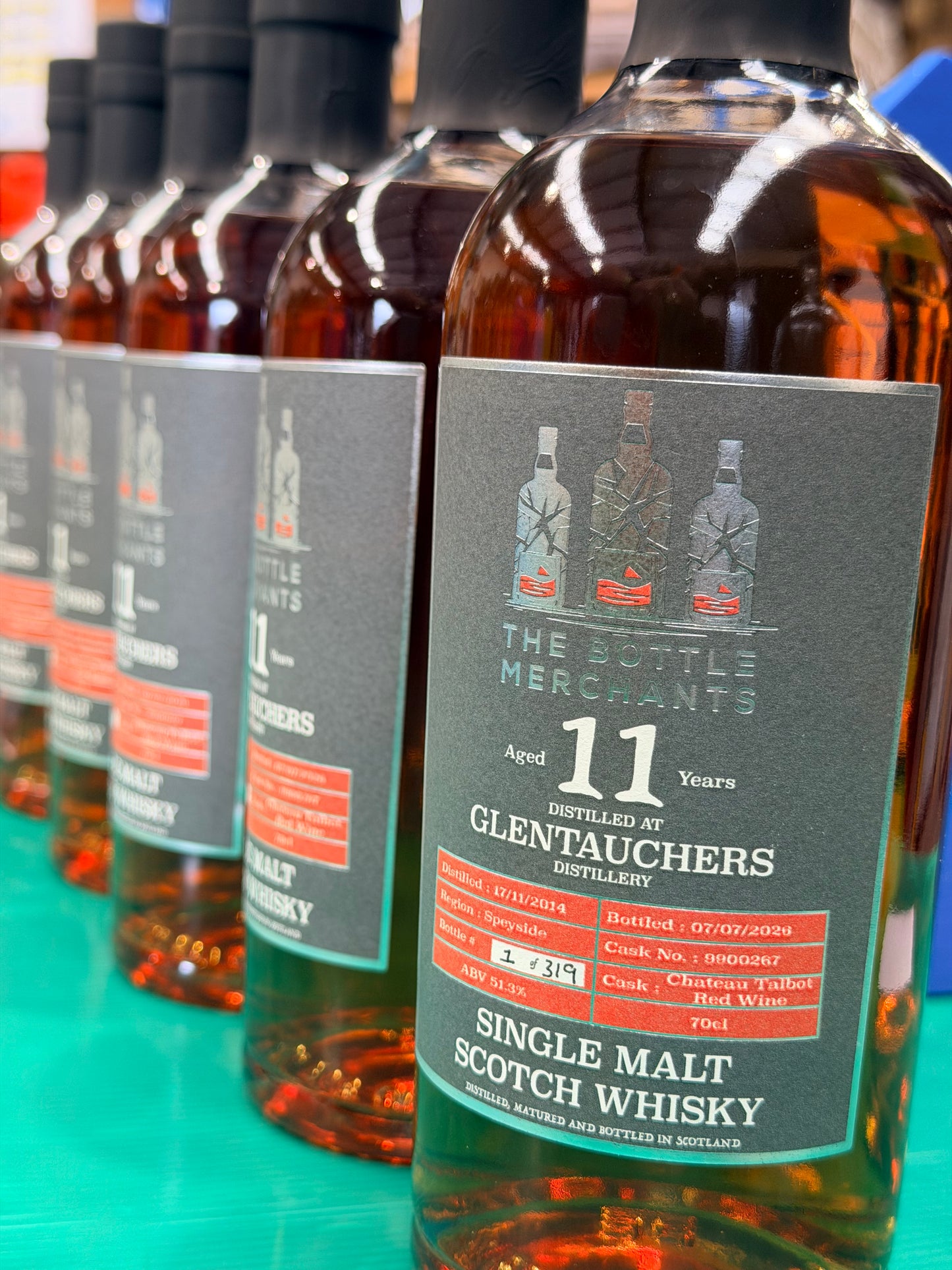Glentauchers 2014, 11 Year Old, Château Talbot Red Wine Cask