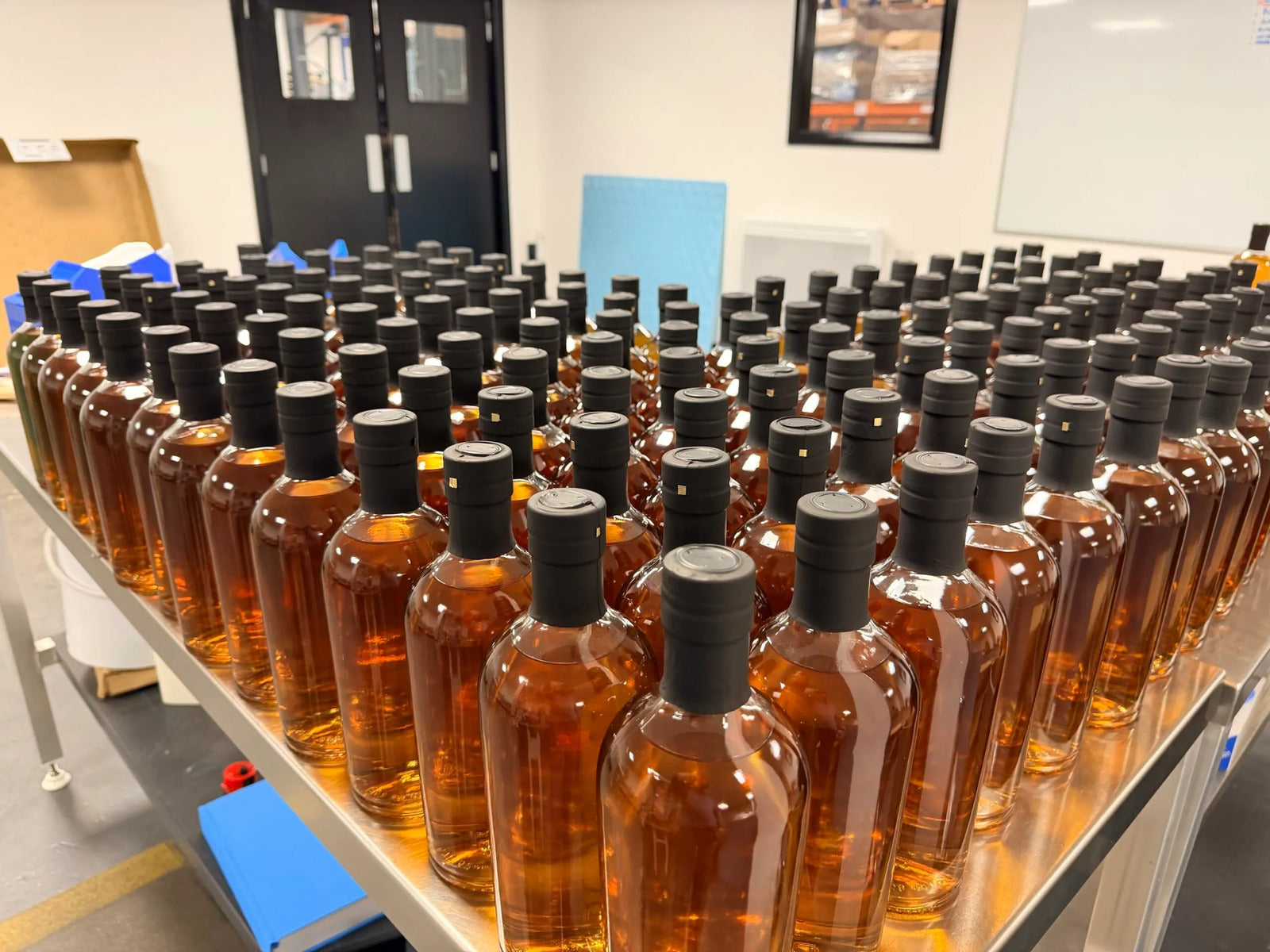 Miltonduff Bourbon Cask awaiting labelling